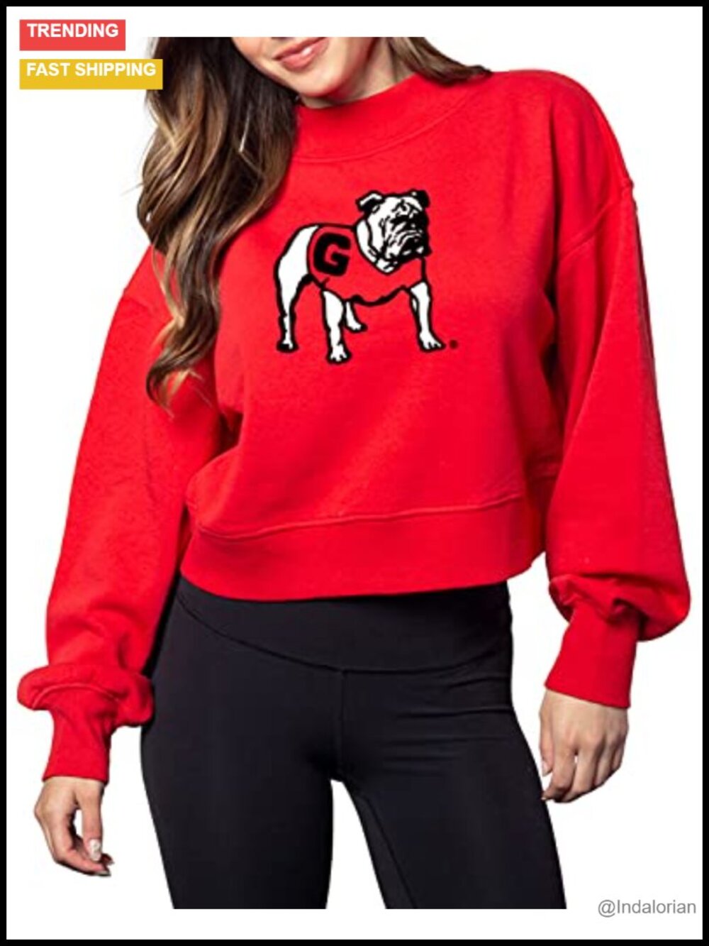 Mock Neck Oversized Sweatshirt Heathered Cotton Poly Fleece Pullover Game Day